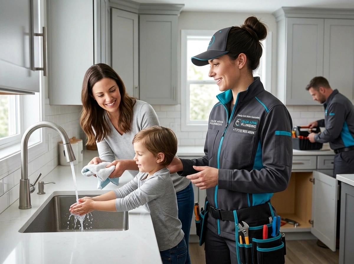 Home water quality kitchen faucet inspection safety guide Olde Arva Plumbing Arvada CO