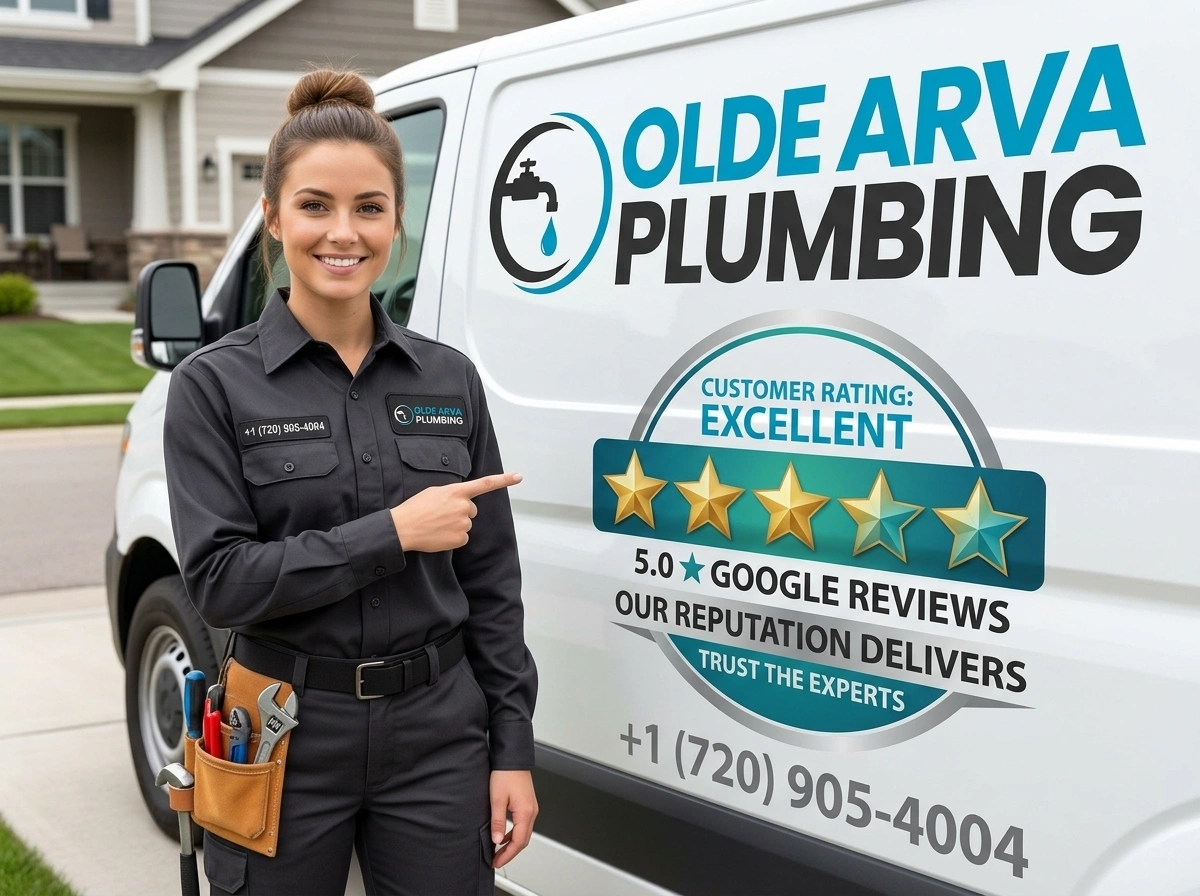 Top rated 5 star licensed master plumber service reputation Olde Arva Plumbing Arvada CO